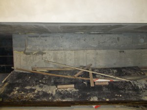 Completion of grouting work